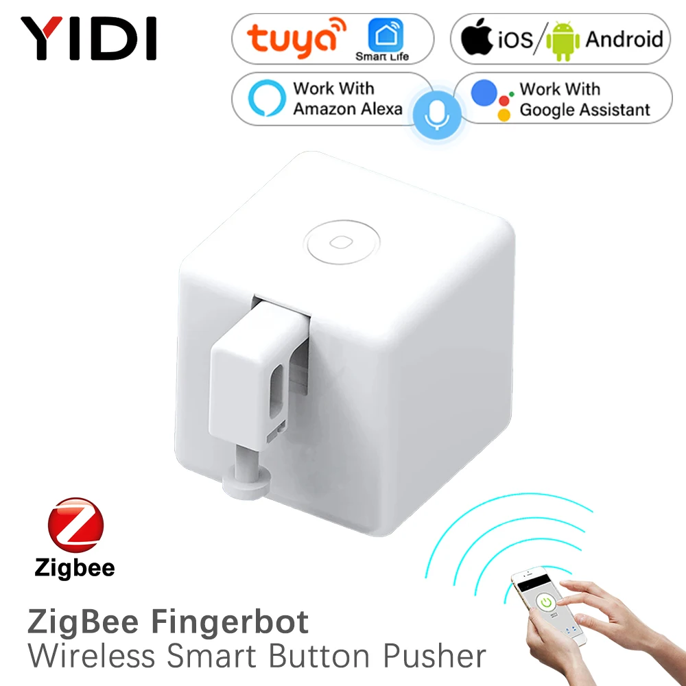 Smart Home Z Wave - Inteligente ZigBee Fingerbot interruptor automático inalámbrico