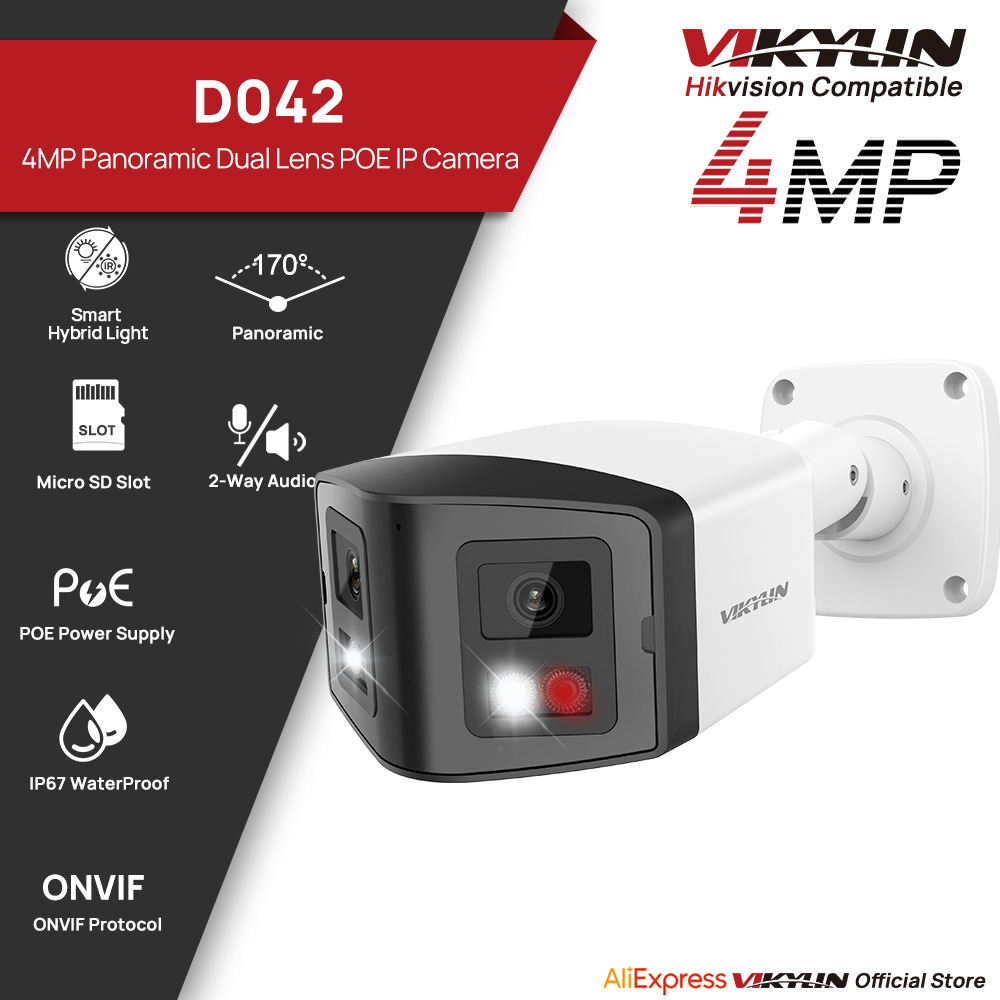 Smart Home Nas - VIKYLIN 170 ° Cámara IP de