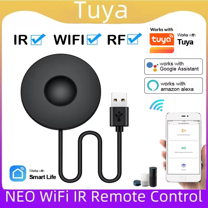 Smart Home Nas - NEO Tuya-Control remoto inteligente RF IR,