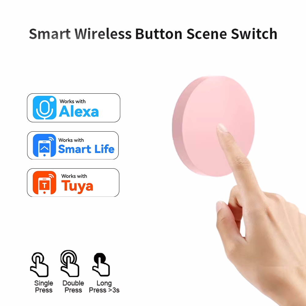 Smart Home Z Wave - Interruptor de Escena Inalámbrico Inteligente ZigBee