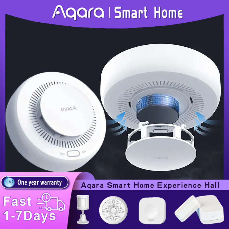 Smart Home Zestaw - Aqara-Sensor Detector de humo inteligente Zigbee