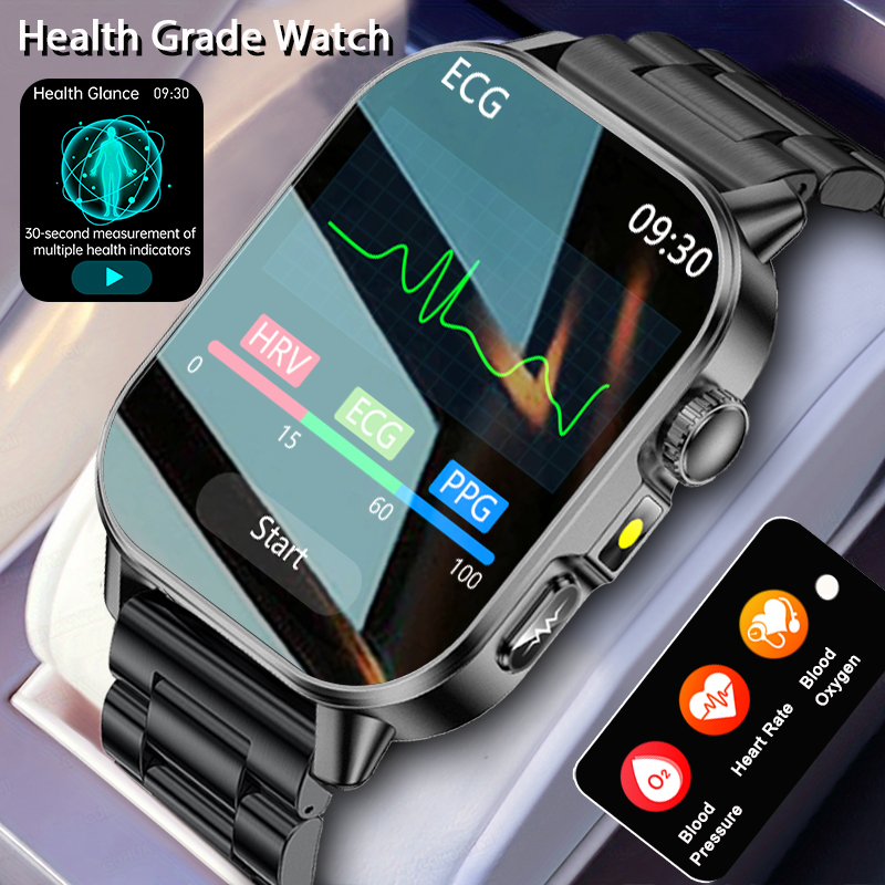 Smart Home Energy Management - Reloj Inteligente 2026 con ECG+PPG, Diagnóstico