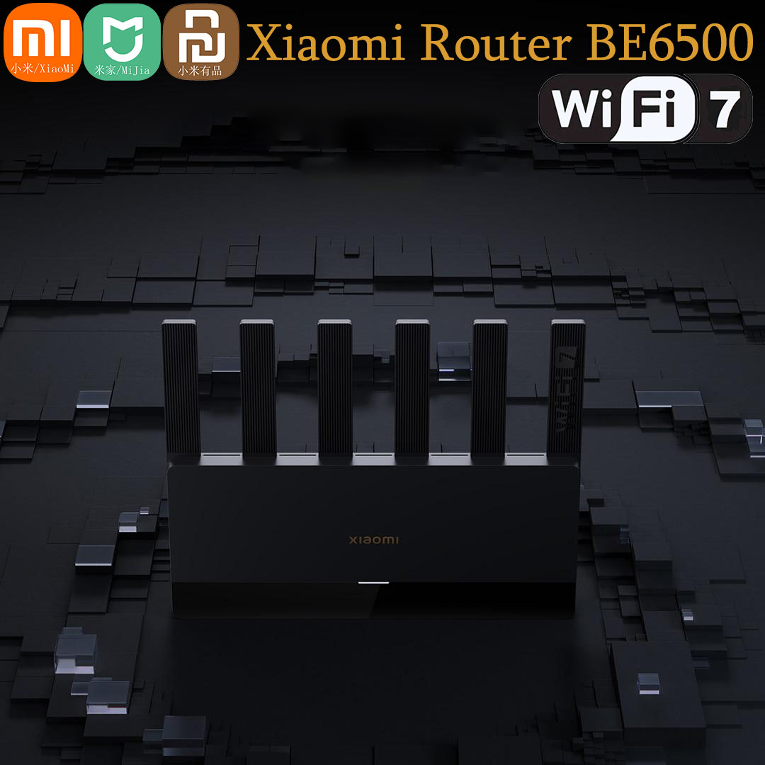 Smart Home Zestaw - Xiaomi-enrutador Mijia BE6500 WiFi 7, 6500M,