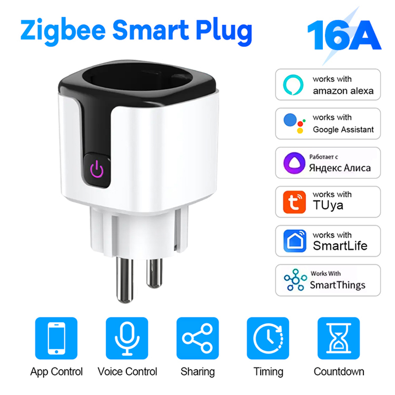 Smart Home Hub Ikea - Zigbee enchufe inteligente 16A 20A enchufe