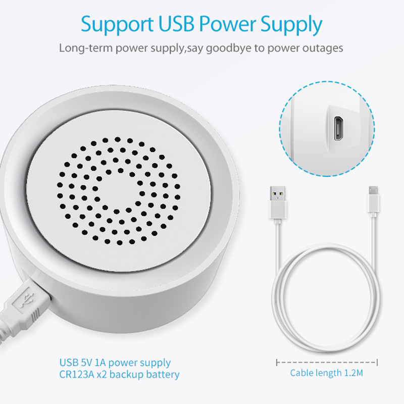 Smart Home Nas - Sistema de Hogar Inteligente Tuya, Sirena