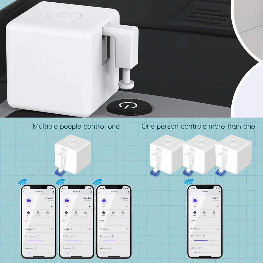 Inteligente ZigBee Fingerbot i - Smart Home Z Wave reseña y precio