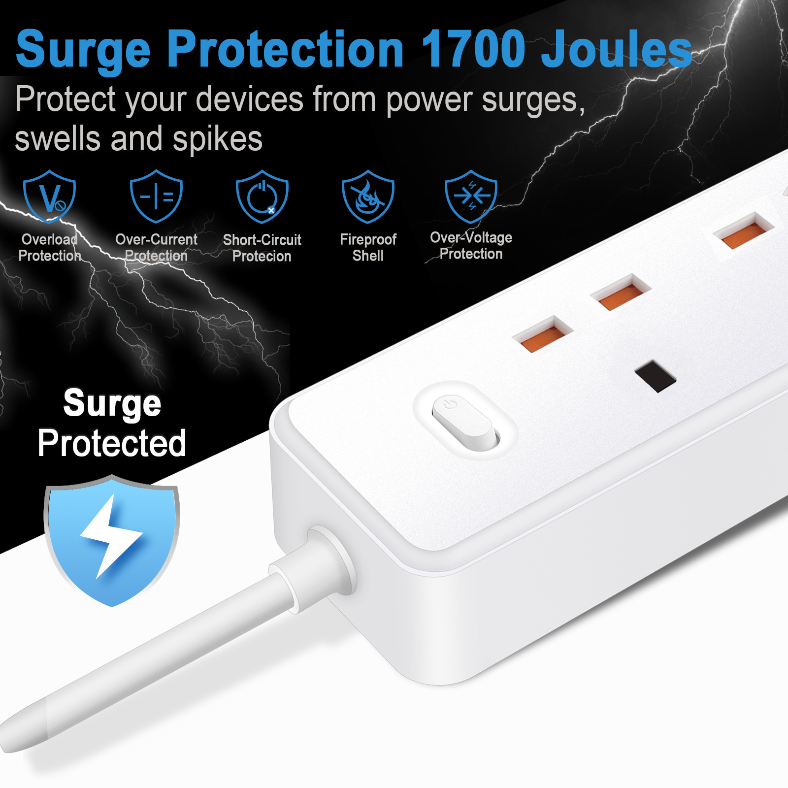 Regleta de alimentación eléctr - Smart Power Strip reseña y precio