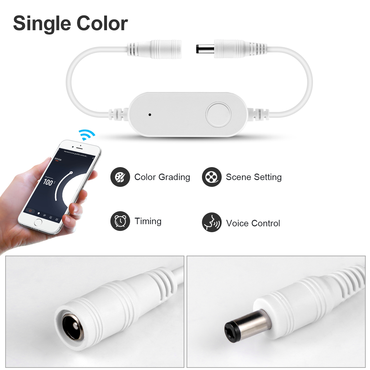 Controlador de tira LED RGB, c - Smart Power Strip reseña y precio