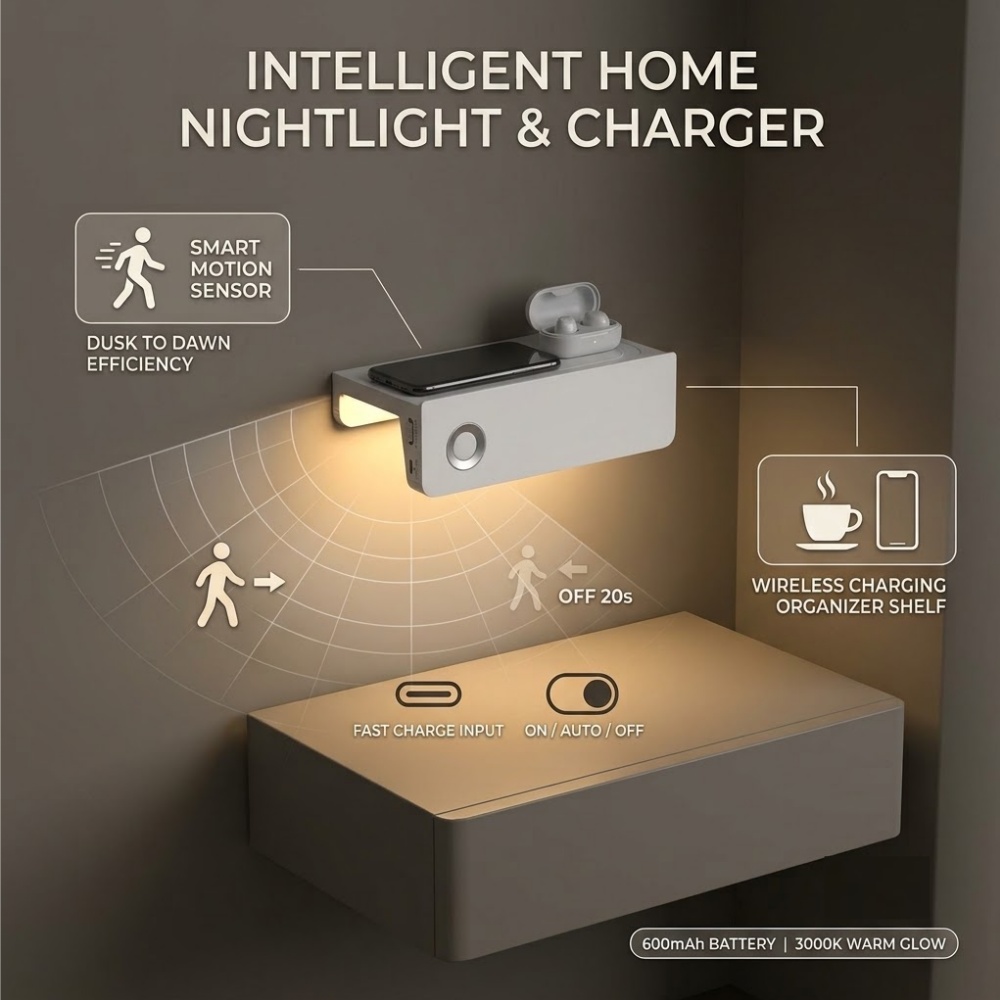 Lámpara LED Inalámbrica para A - Smart Night Light reseña y precio