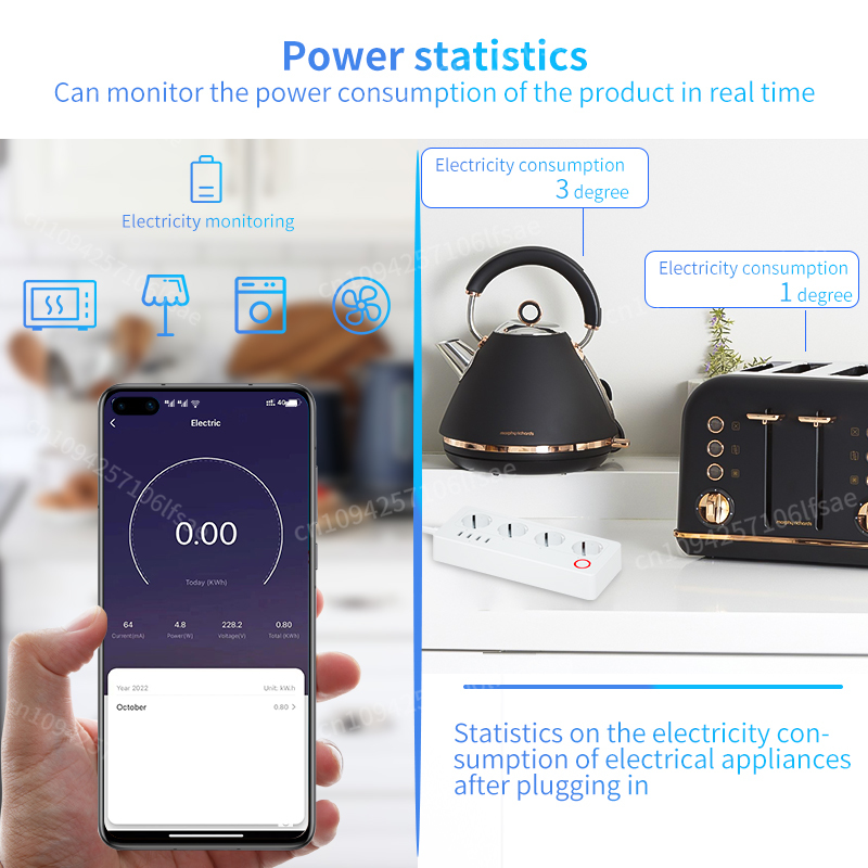 Regleta de corriente 10A/16A,  - Smart Power Strip reseña y precio