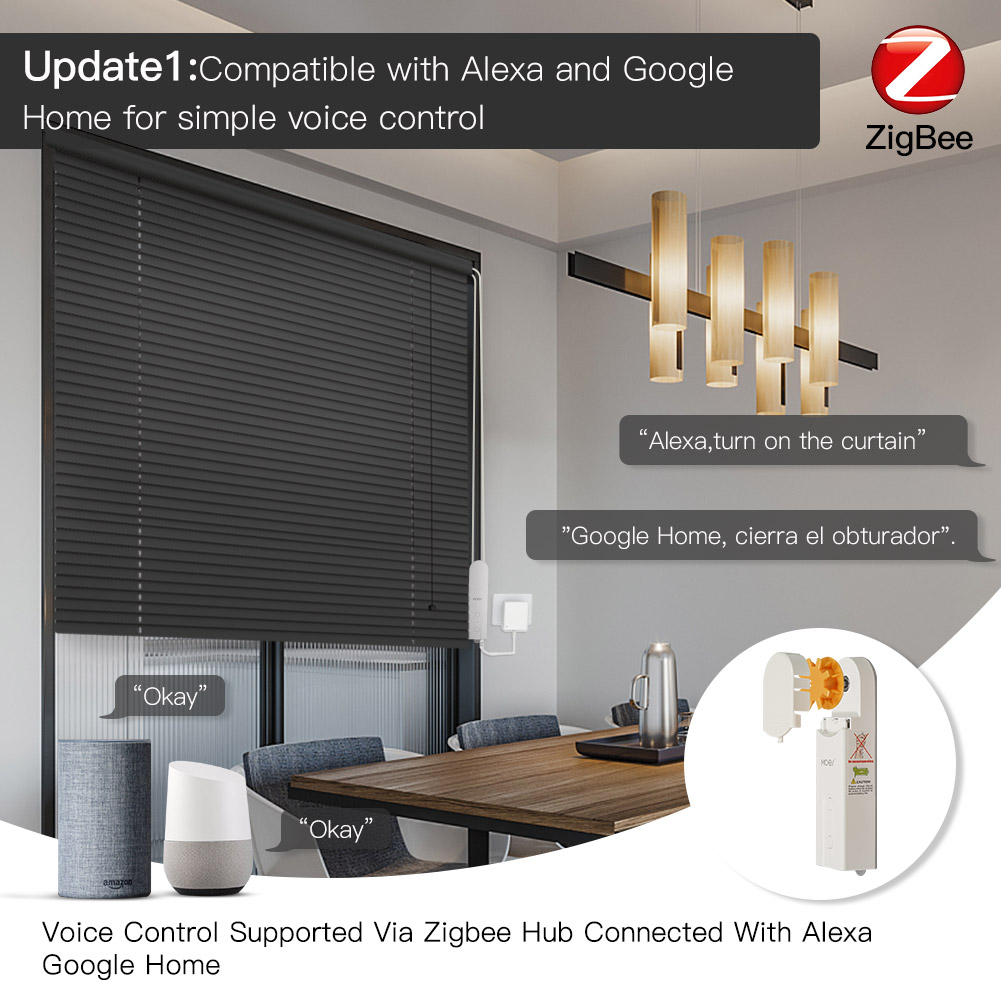 Motor Inteligente MOES ZigBee  - Smart Home Hub Ikea reseña y precio