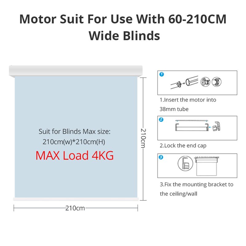 AT51-Smart Roller Shade Blinds - Smart Home Youtube reseña y precio