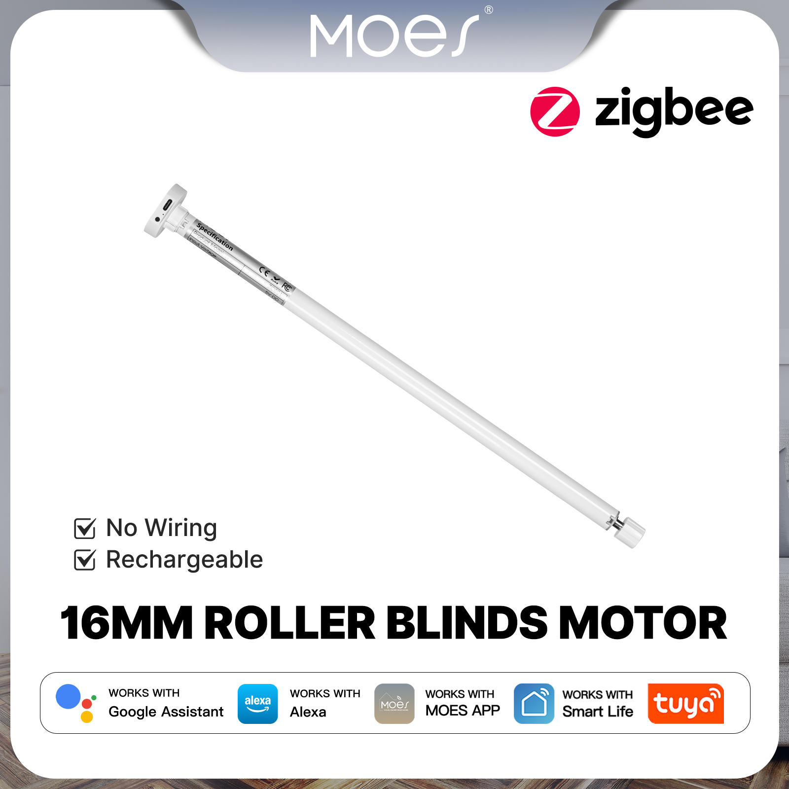 MOES-Motor de persianas enroll - Smart Home Youtube reseña y precio