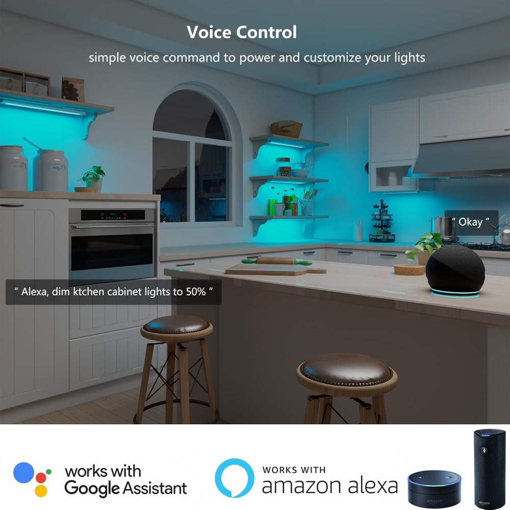 DC12V RGB Color debajo de las  - Smart Home Decor reseña y precio