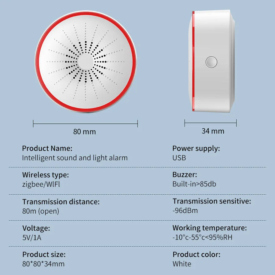 Sirena de Alarma Inteligente T - Smart Home Ecosystems reseña y precio