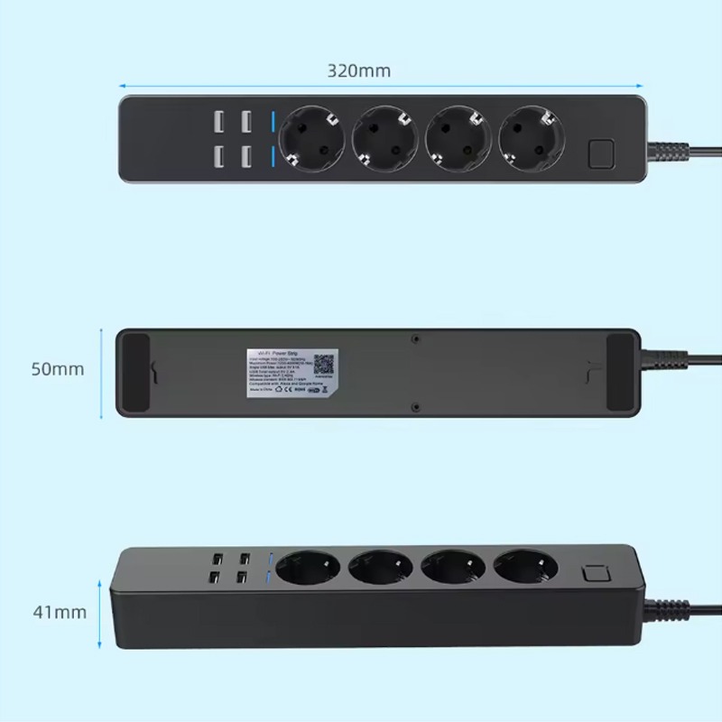 Enchufe Inteligente WIFI con 4 - Smart Power Strip reseña y precio