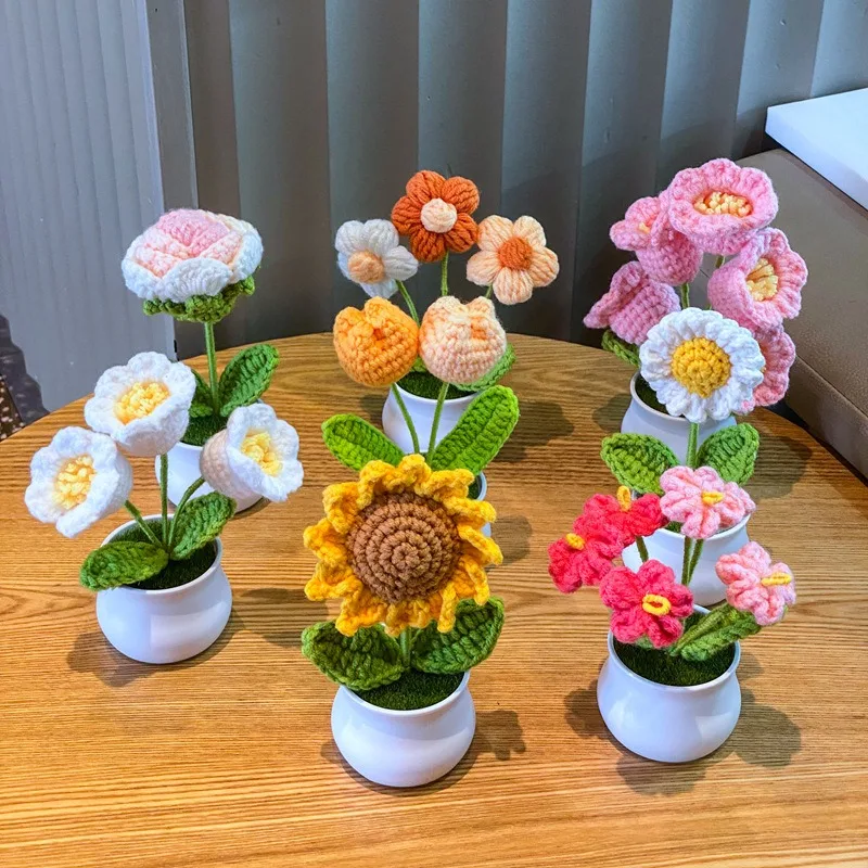 Ramo de girasol de ganchillo d - Smart Home Decor reseña y precio