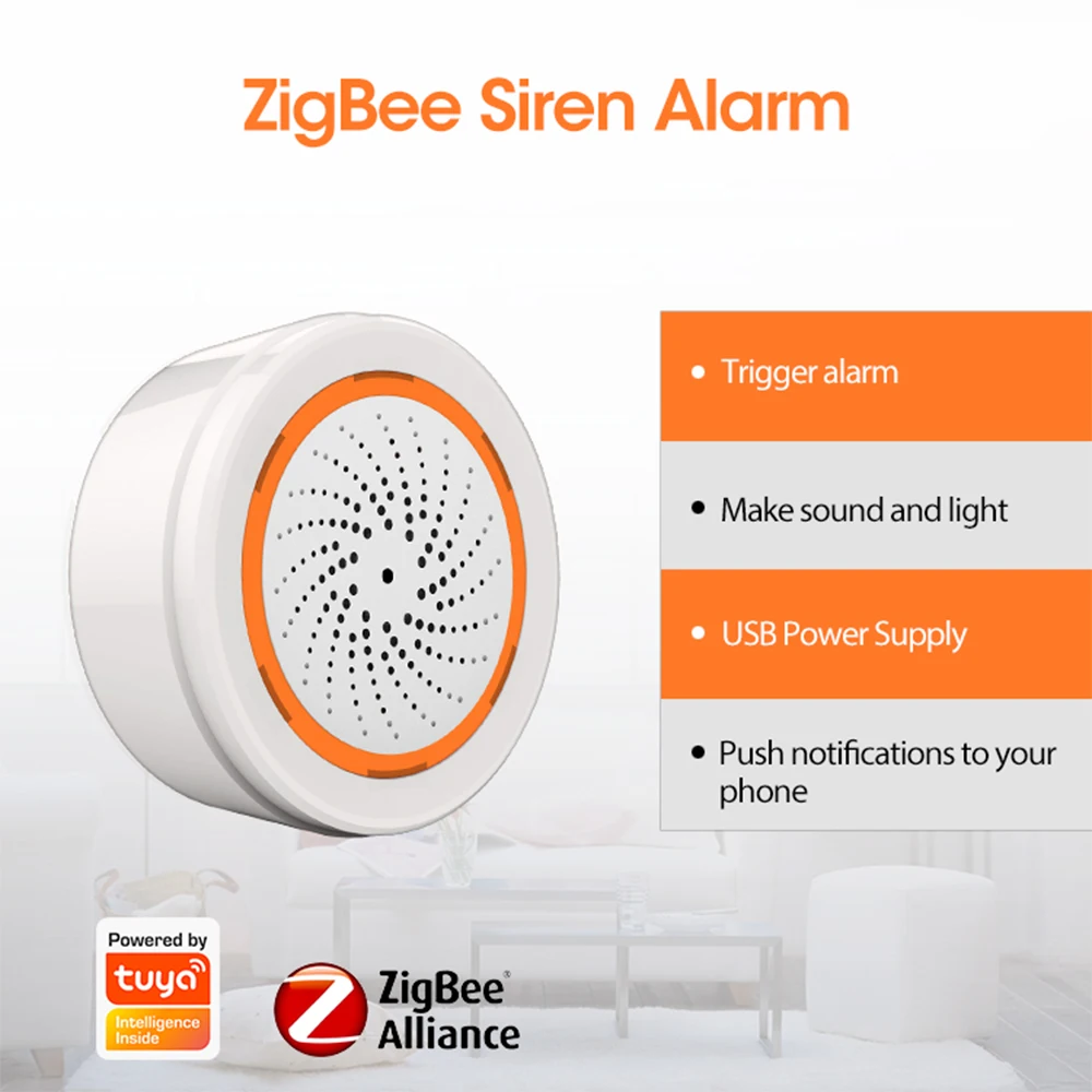 Coolcam Tuya Zigbee, sirena in - Smart Home Nas reseña y precio