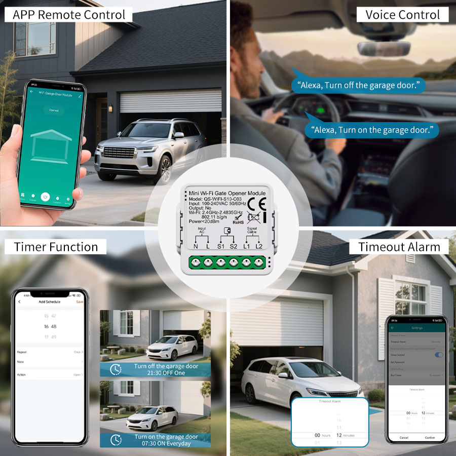 Controlador de Puerta de Garaj - Smart Home Z Wave reseña y precio