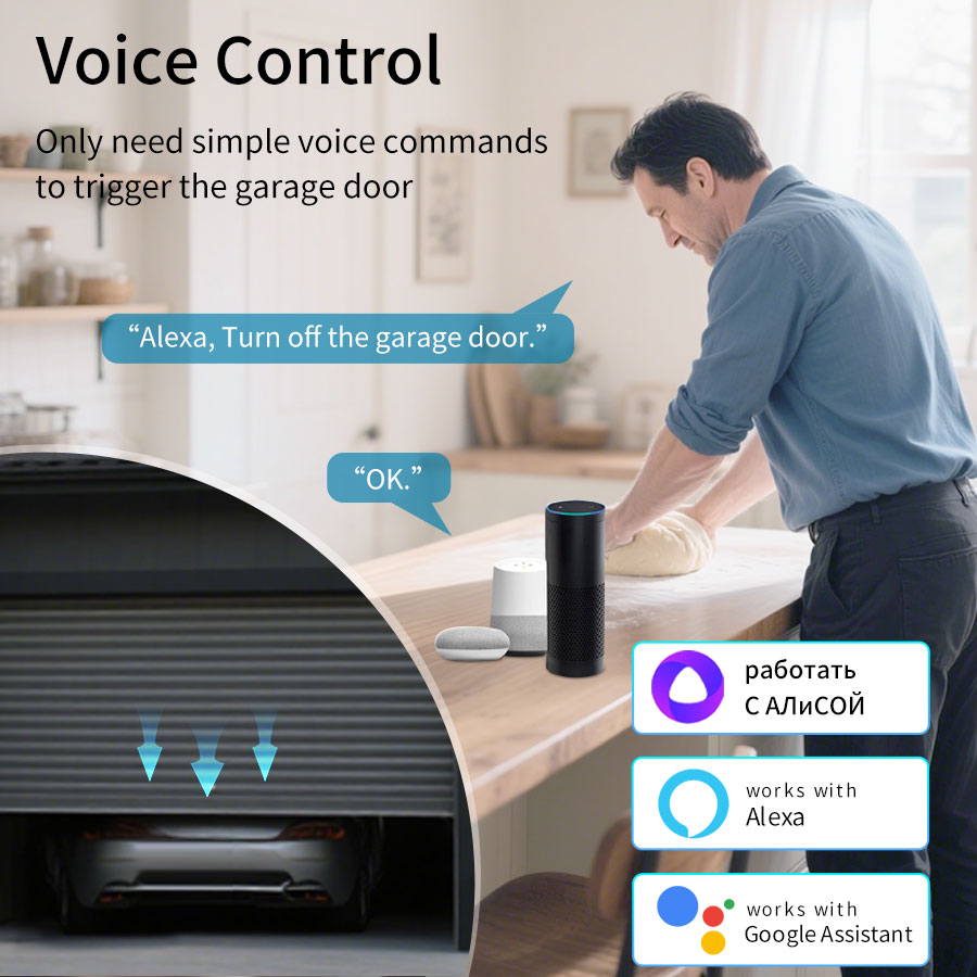 Controlador de Puerta de Garaj - Smart Home Z Wave reseña y precio