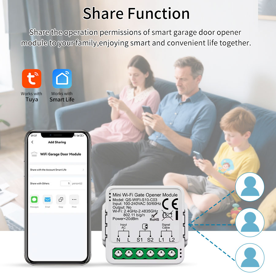 Controlador de Puerta de Garaj - Smart Home Z Wave reseña y precio