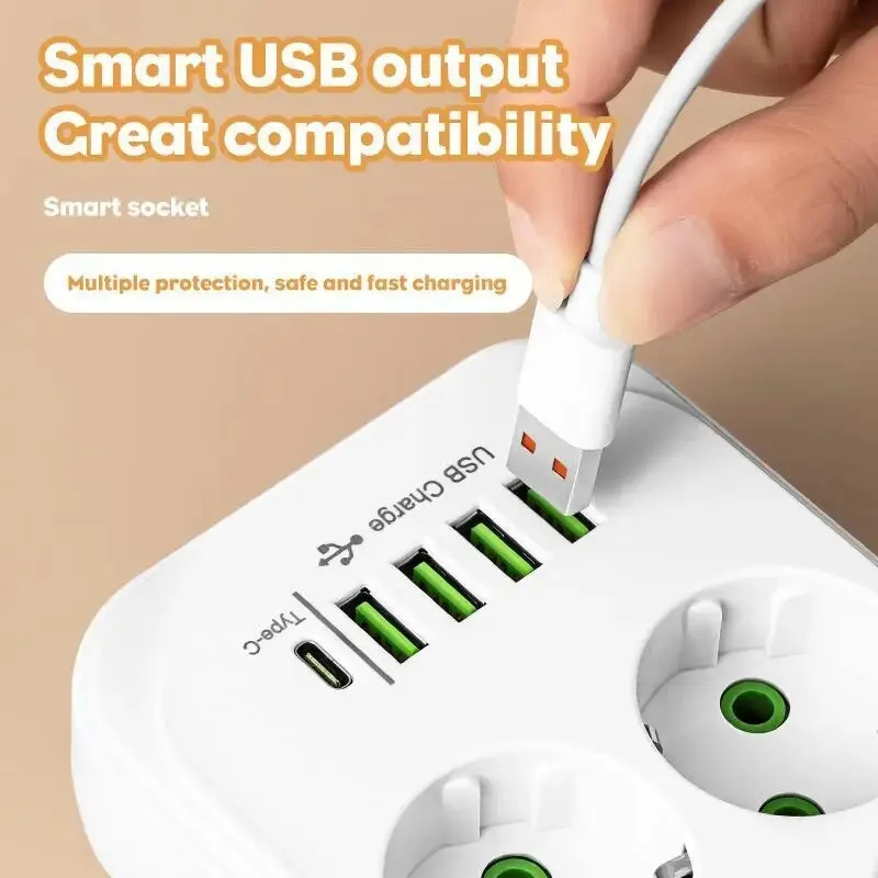 Enchufe eléctrico de 2M, enchu - Smart Power Strip reseña y precio