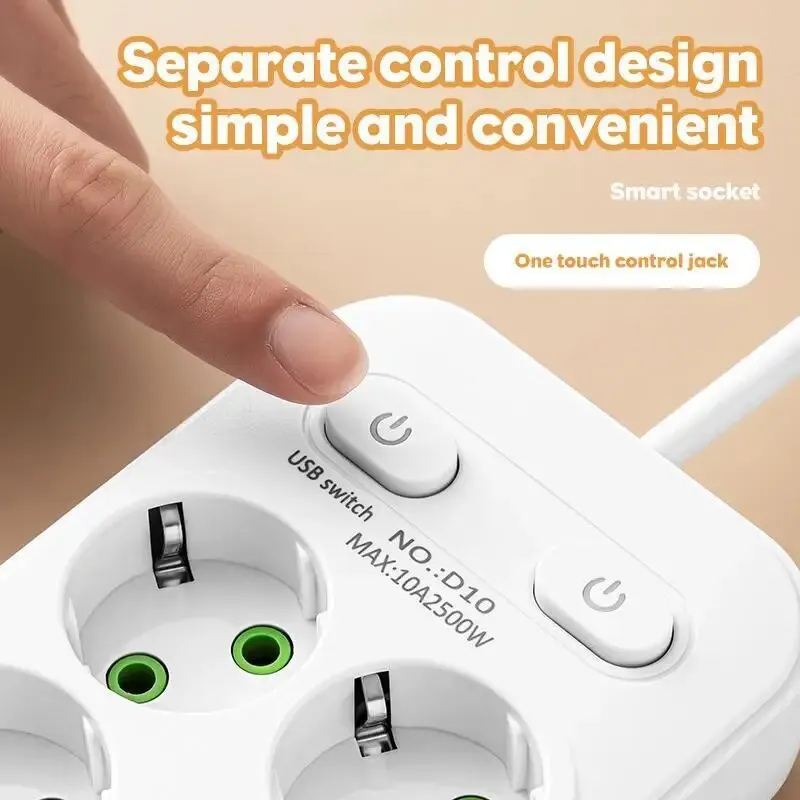 Enchufe eléctrico de 2M, enchu - Smart Power Strip reseña y precio