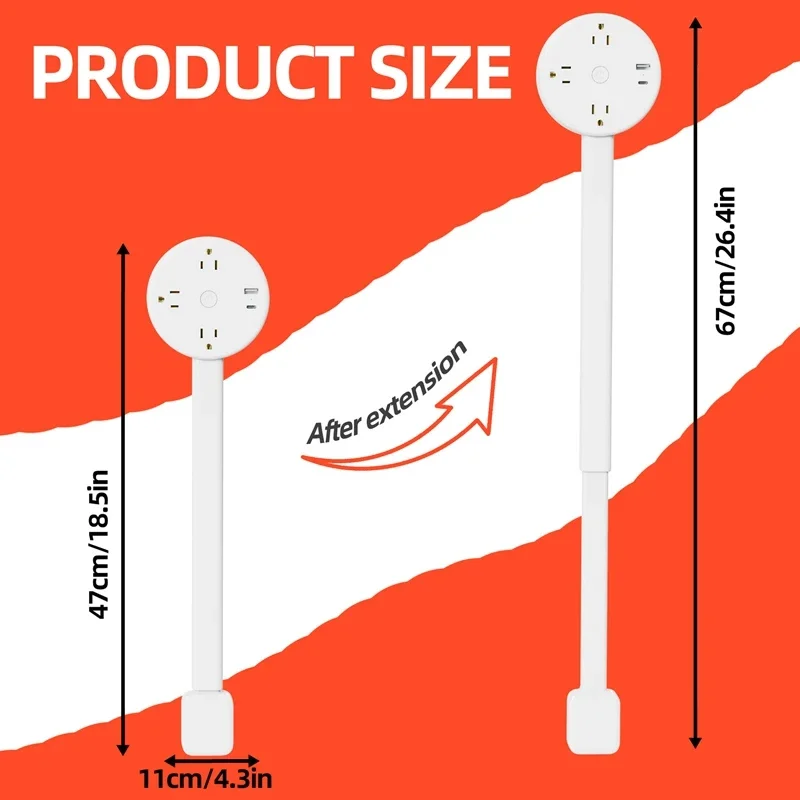 Multifuncionales Gira 180 °    - Smart Power Strip reseña y precio
