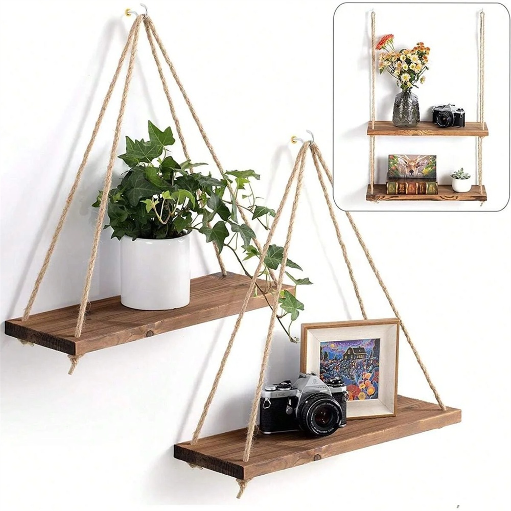Estante Colgante de Madera, Es - Smart Home Decor reseña y precio