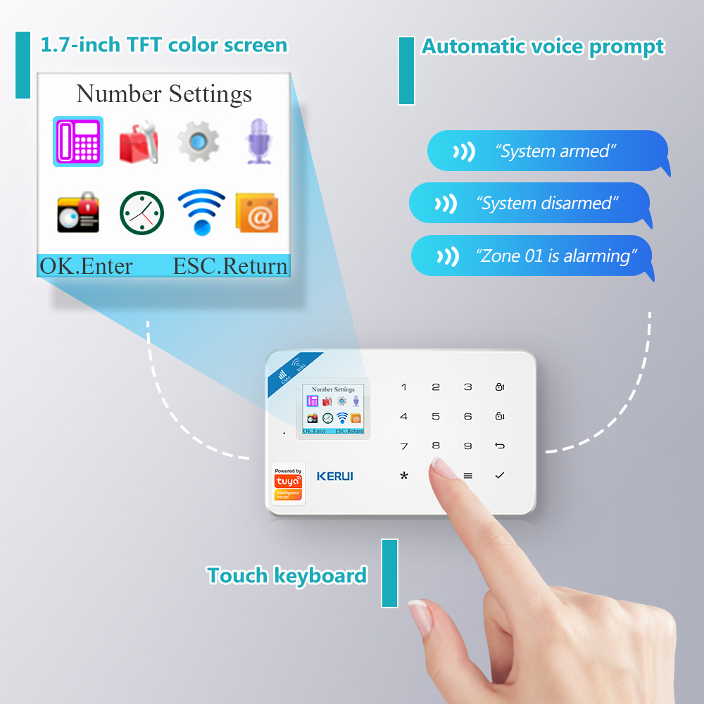 KERUI-sistema de alarma W181,  - Smart Home Ecosystems reseña y precio