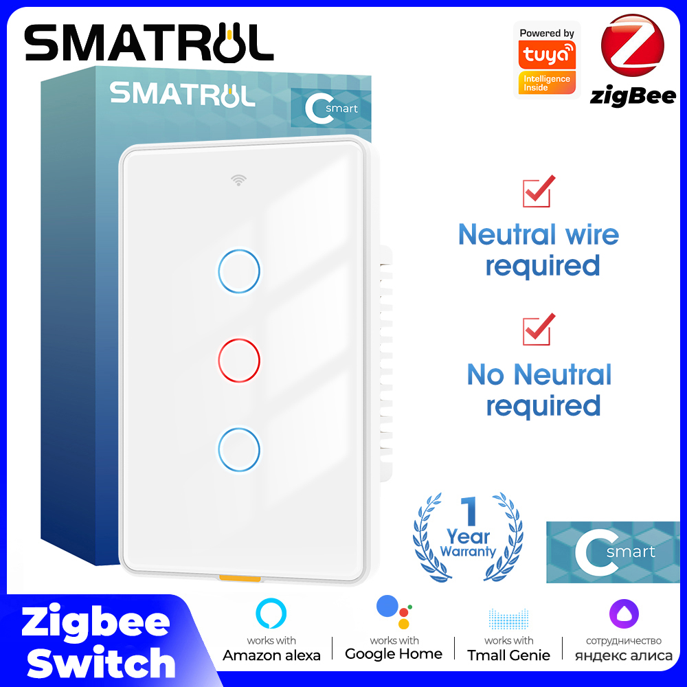 Interruptor táctil de luz inte - Smart Home Z Wave reseña y precio