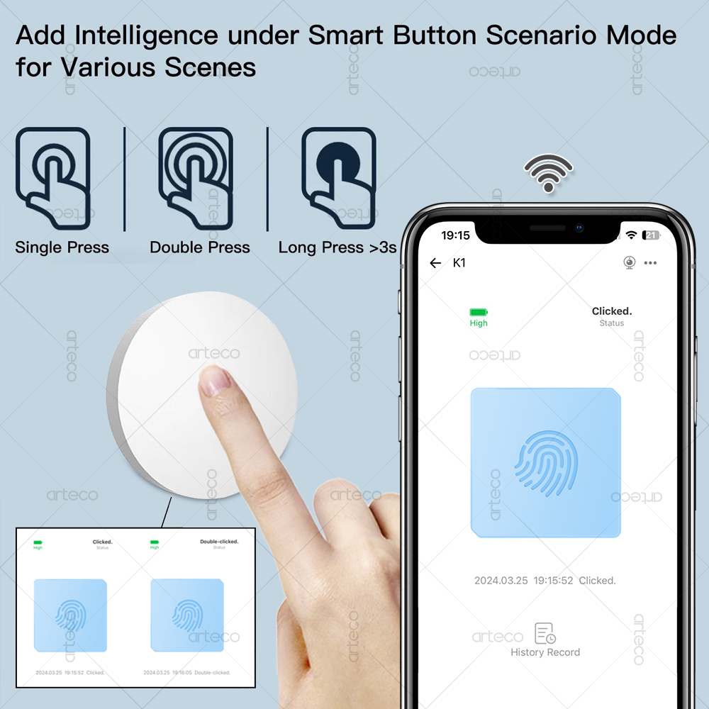 Interruptor de escena con botó - Smart Home Z Wave reseña y precio