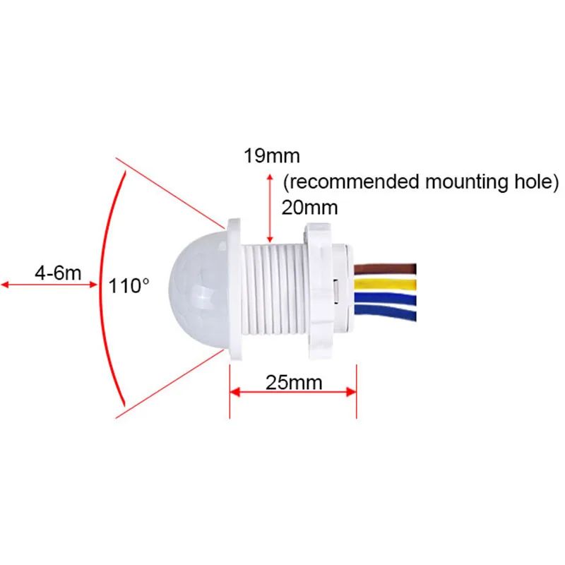 Sensor inteligente AC 110V 220 - Smart Night Light reseña y precio