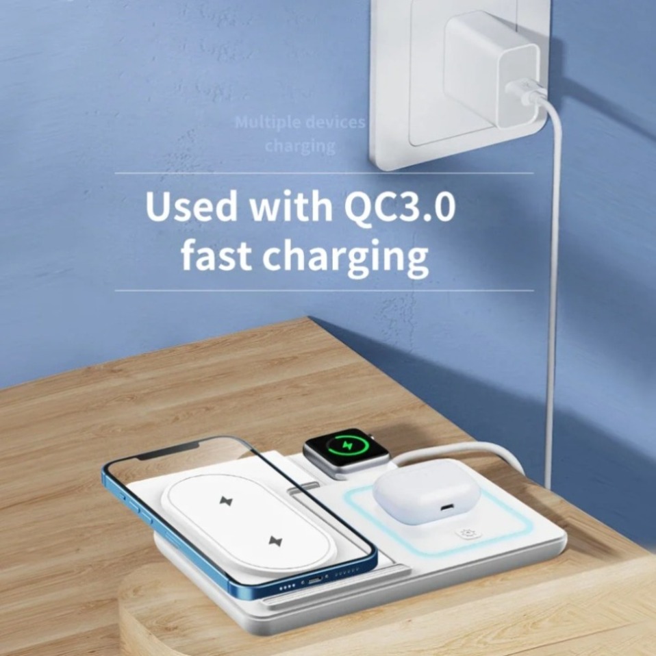 Luz LED nocturna 3 en 1, carga - Smart Night Light reseña y precio