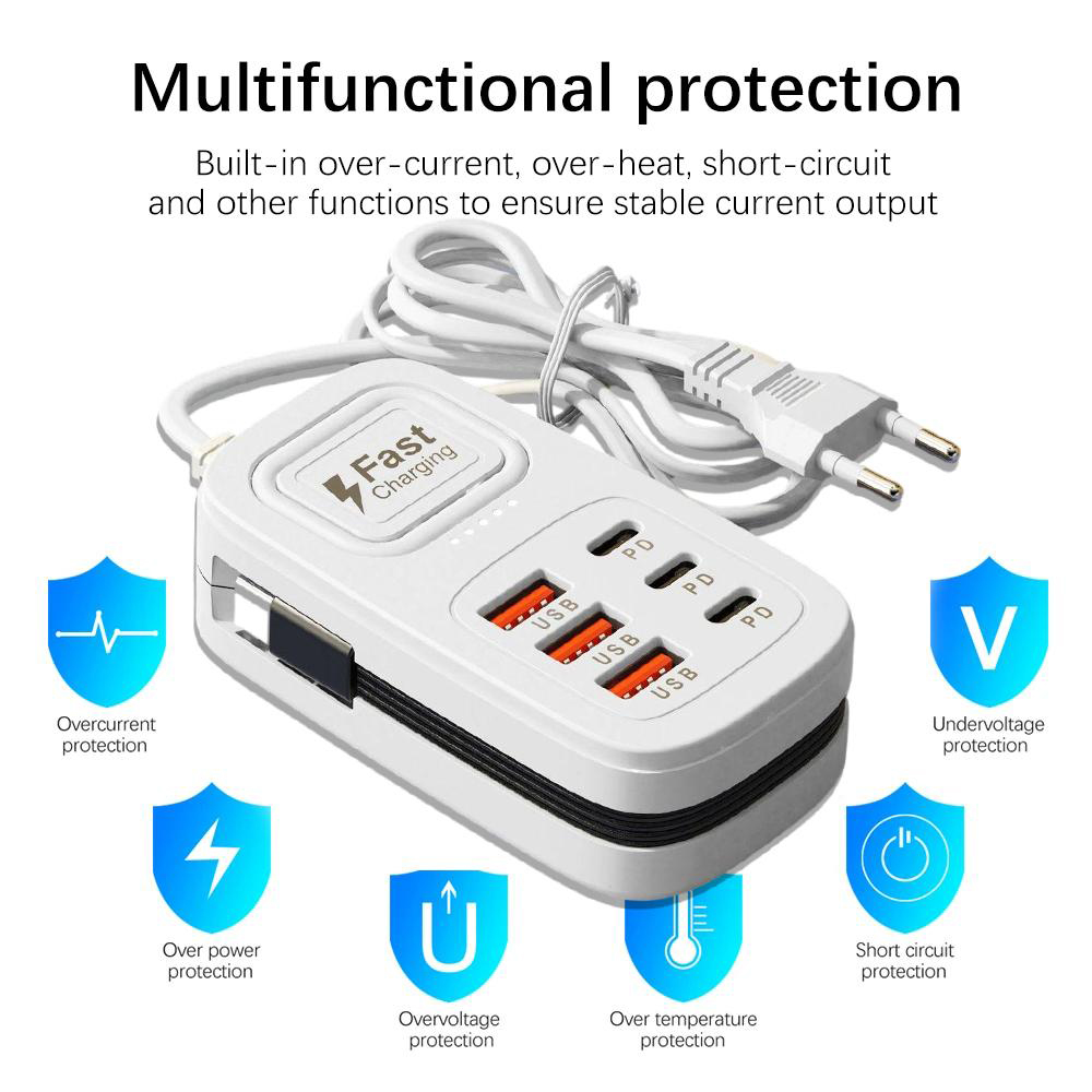 Estación de Carga Rápida USB d - Smart Power Strip reseña y precio