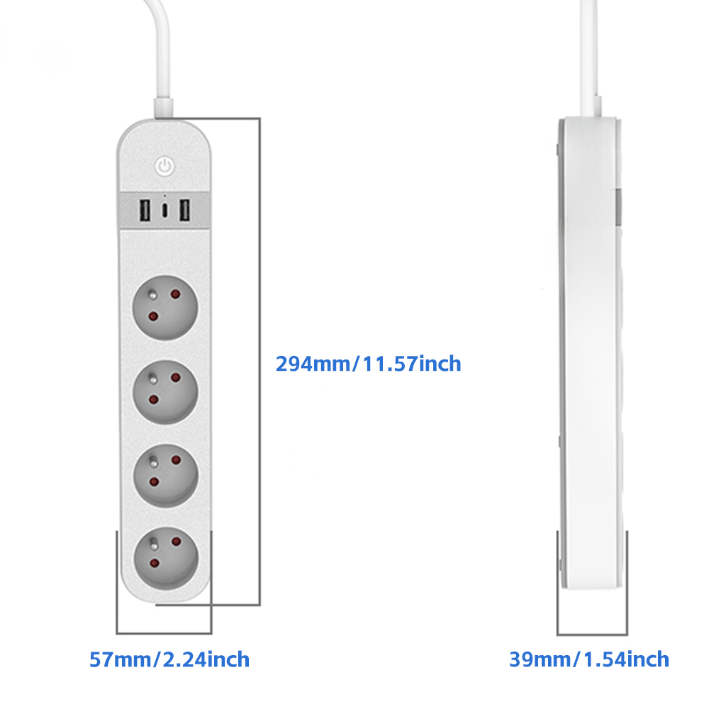 LELLKI FR WiFi Tuya Enchufe In - Smart Power Strip reseña y precio