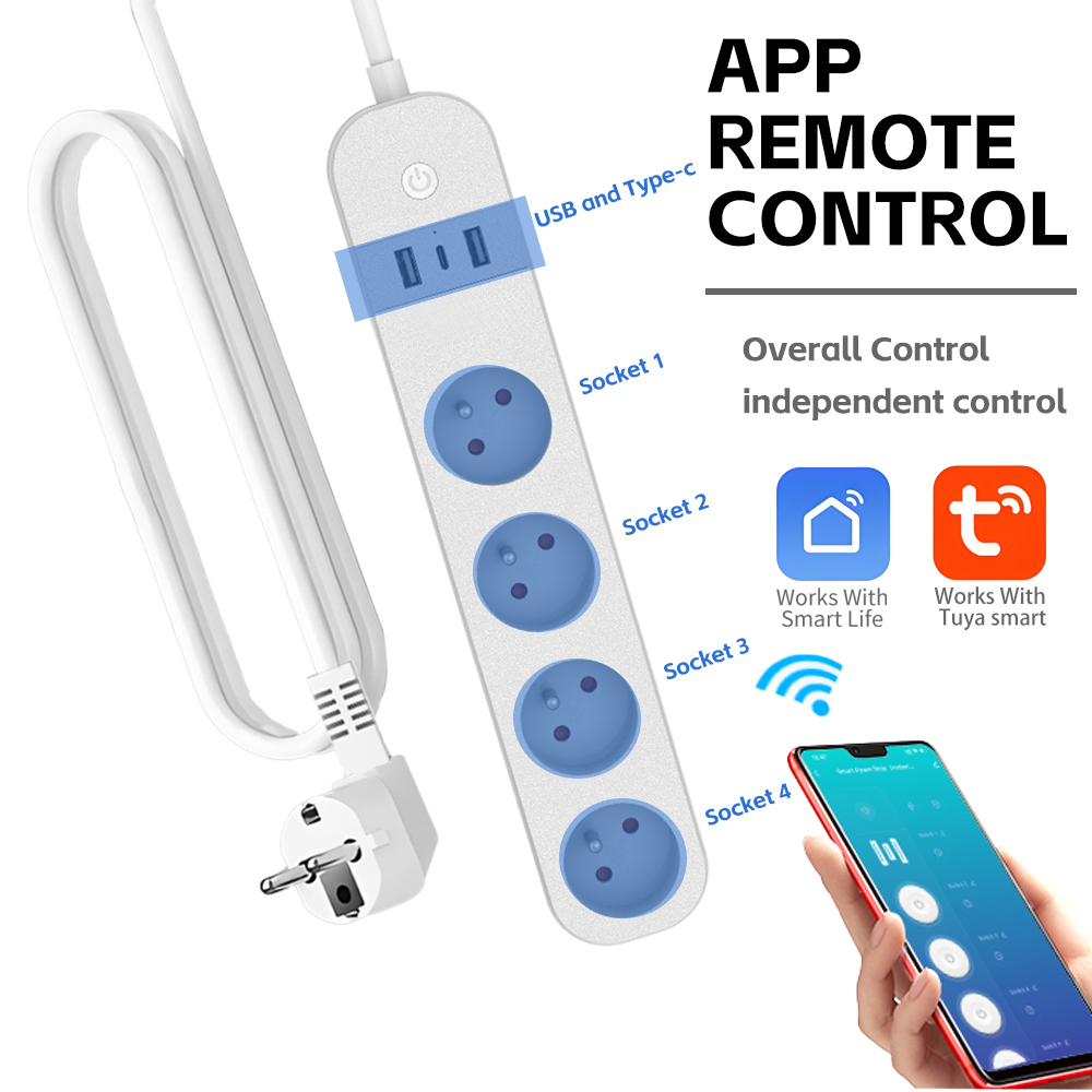 LELLKI FR WiFi Tuya Enchufe In - Smart Power Strip reseña y precio