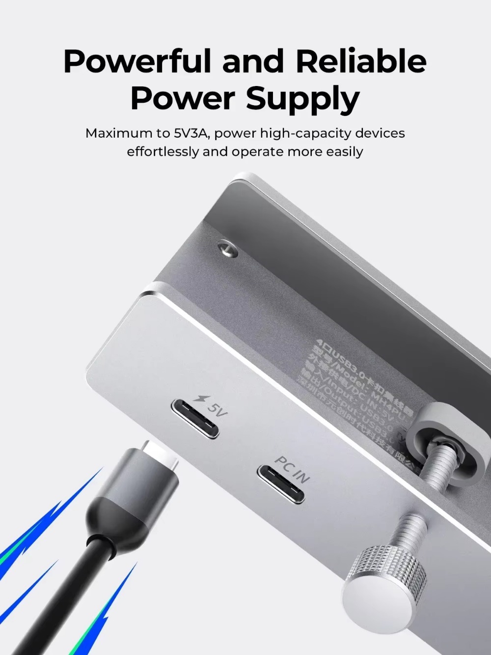 ORICO USB 3,2 HUB con potencia - Smart Home Hub Ikea reseña y precio